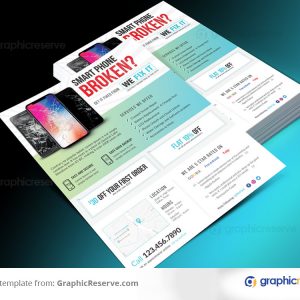 Smartphone Repair Service Flyer