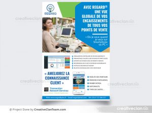 Financial Software Promotional Flyer Design