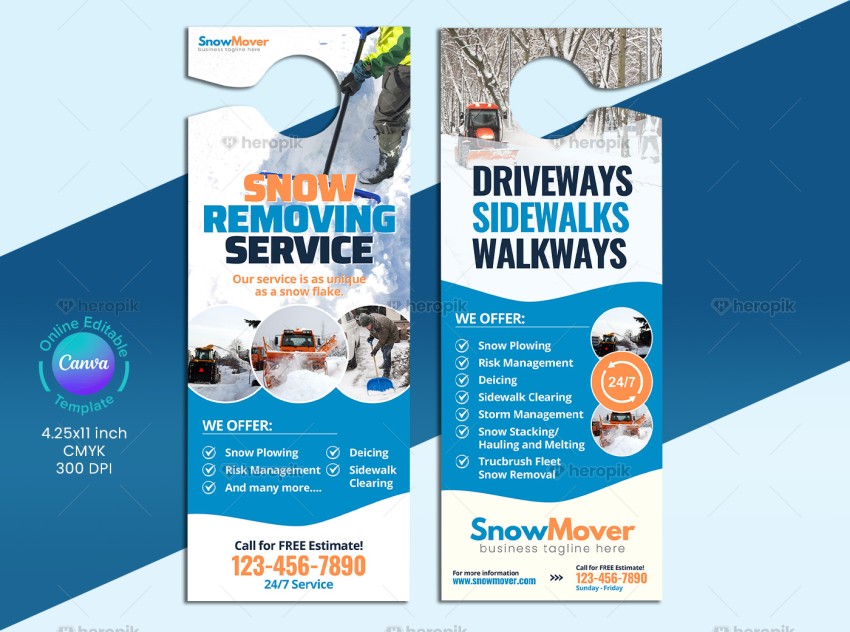 snow removal service template