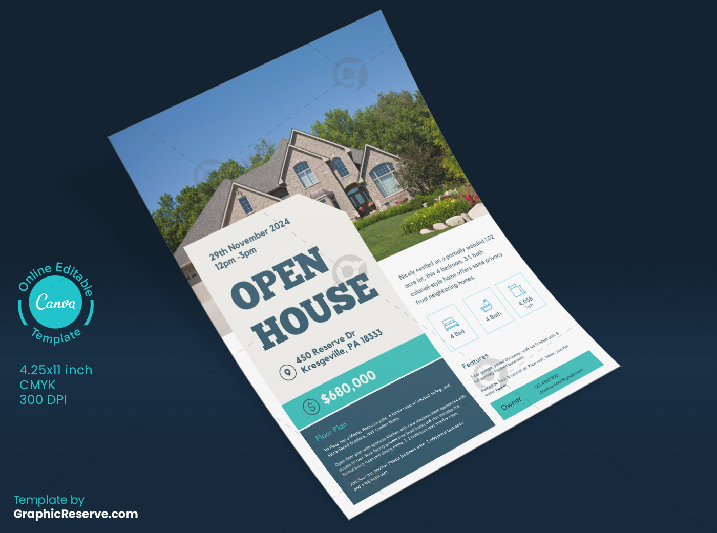 open house flyer design